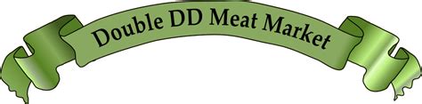 double D meat market banner