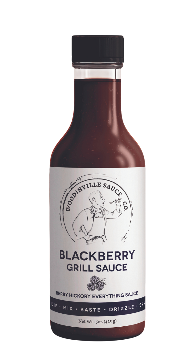 BGSWeb - Woodinville Sauce Co. Blackberry Grill Sauce Bottle