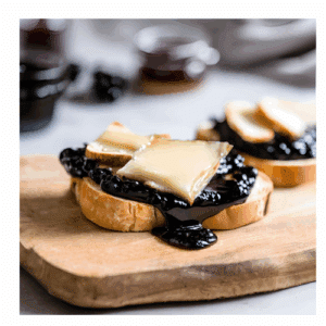 BakedBrieBGS - Woodinville Sauce Co. Baked Brie with Blackberry Everything Sauce