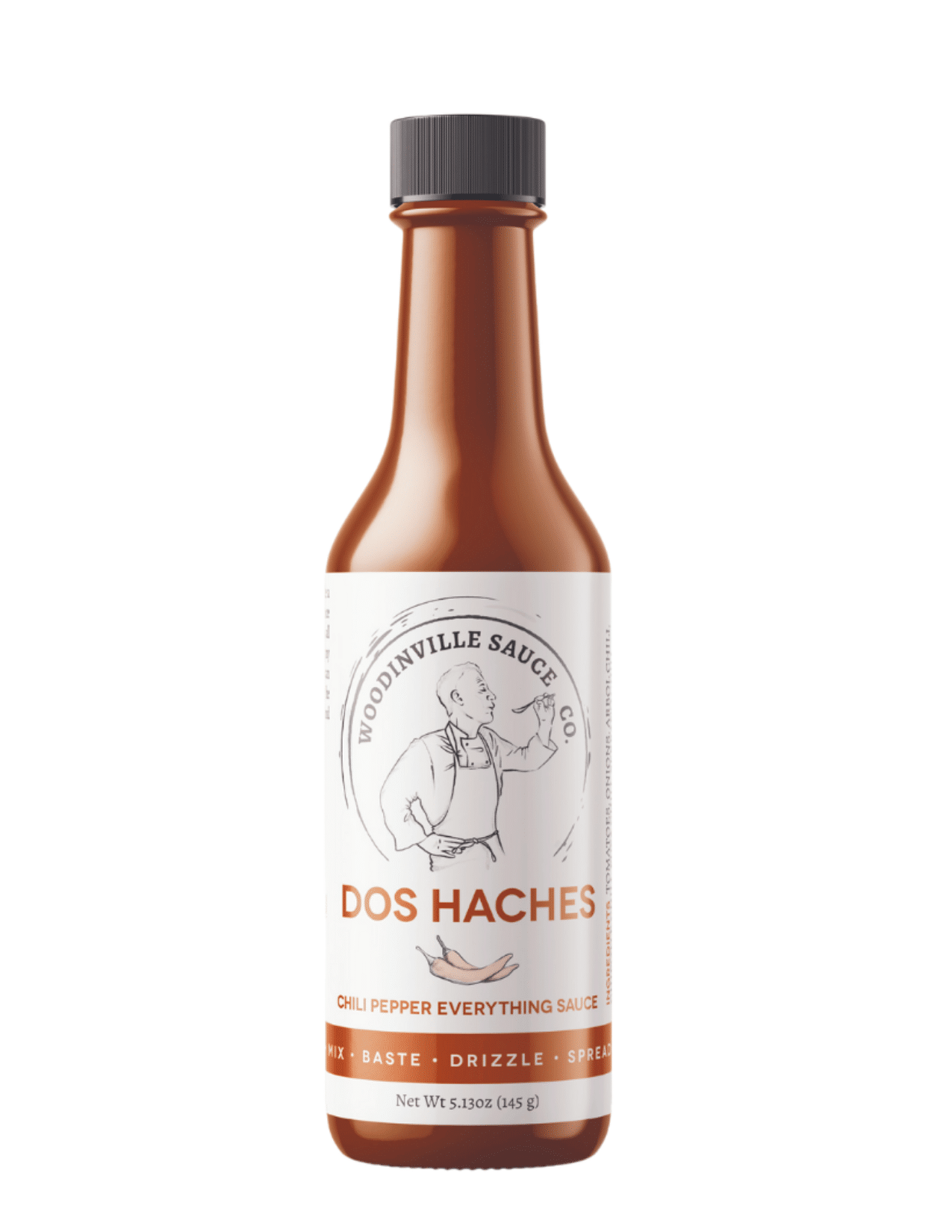 Dos Haches -Standard Size - Woodinville Sauce Co. Dos Haches Bottle