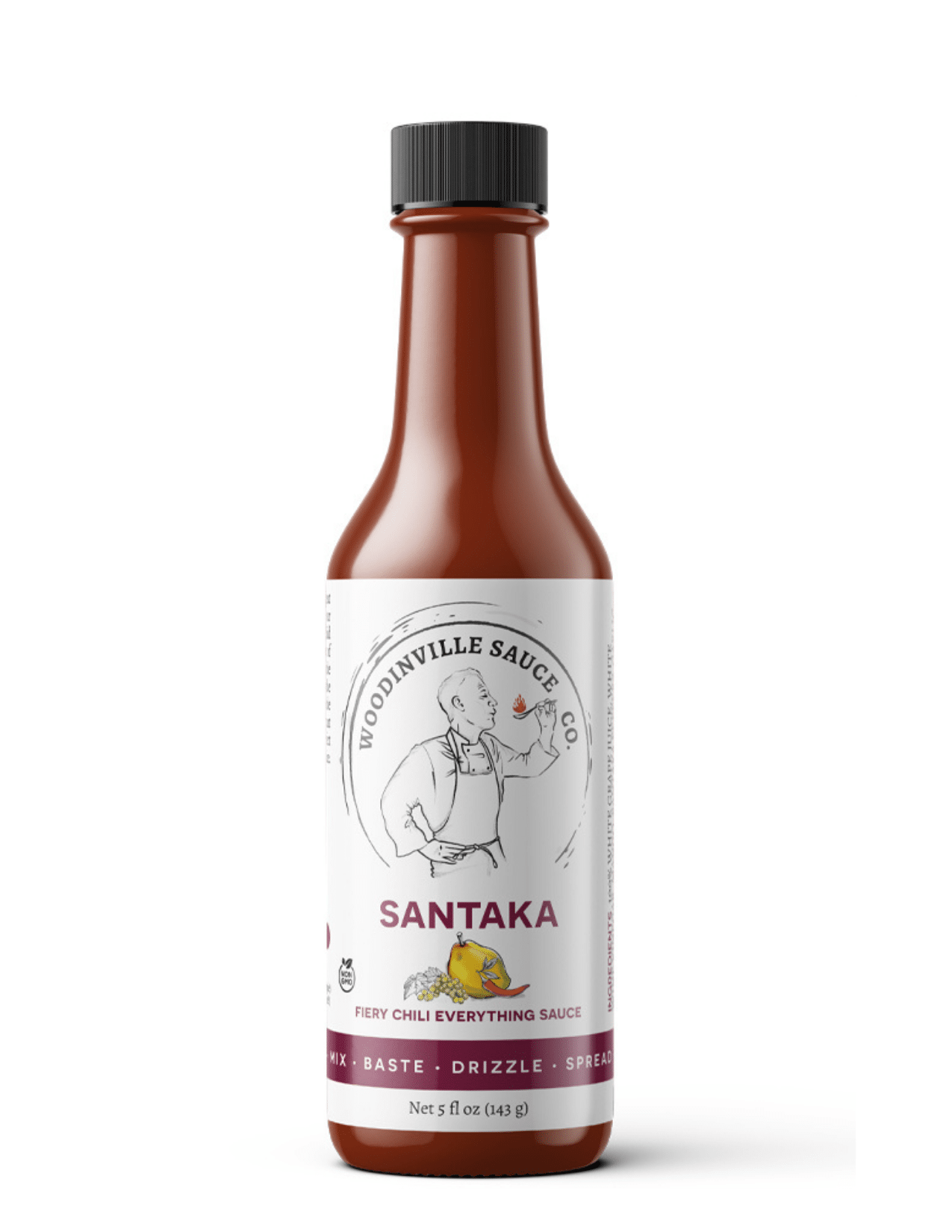 Santaka -Standard Size 1 - Woodinville Sauce Co. Santaka Bottle