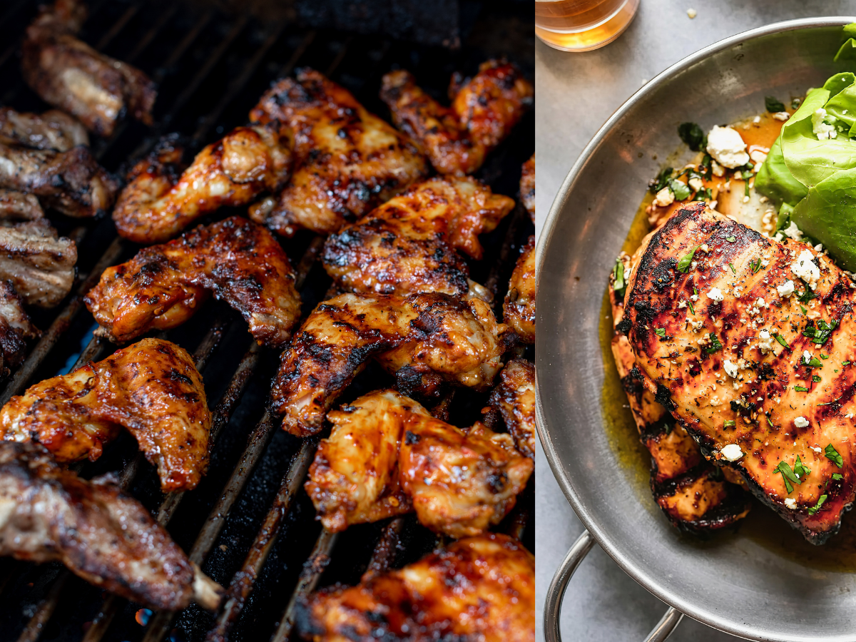 BBQ Chicken With BGS 1200 x 900 px - Woodinville Sauce Co. Grilled Chicken Using Blackberry Grill Sauce