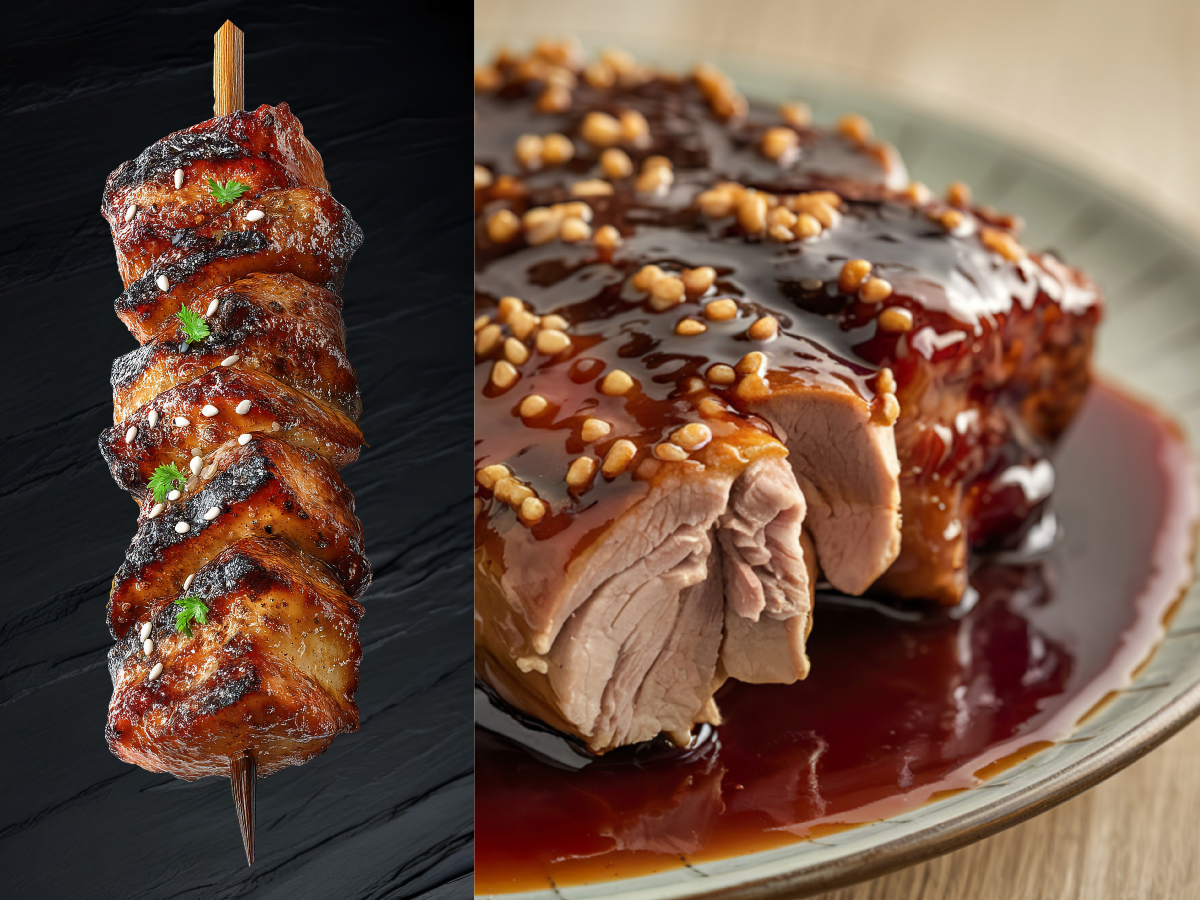 Grilled Tuna with BGS 1200 x 900 px - Woodinville Sauce Co. Grilled Tuna Steak with Blackberry Grill Sauce