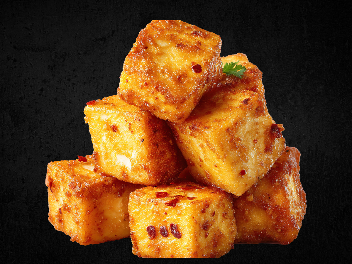 Santaka Fried Tofu 1200 x 900 px - Woodinville Sauce Co. Fried Santaka Tofu
